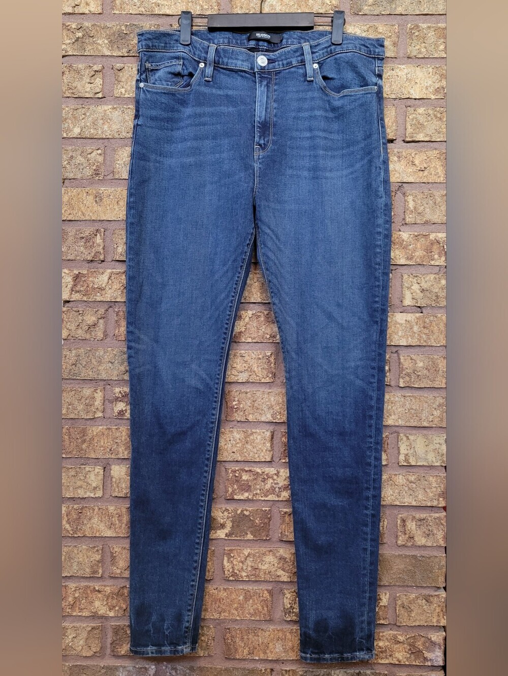 Hudson Jeans Nico Super Skinny High Rise Denim Stretch Jeans Size 34 Like New